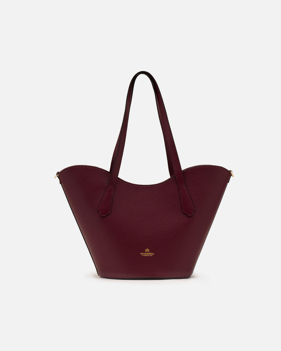 Wave Shopping bag Bordeaux  - Shopping - Borse Donna - Borse - Cuoieria Fiorentina