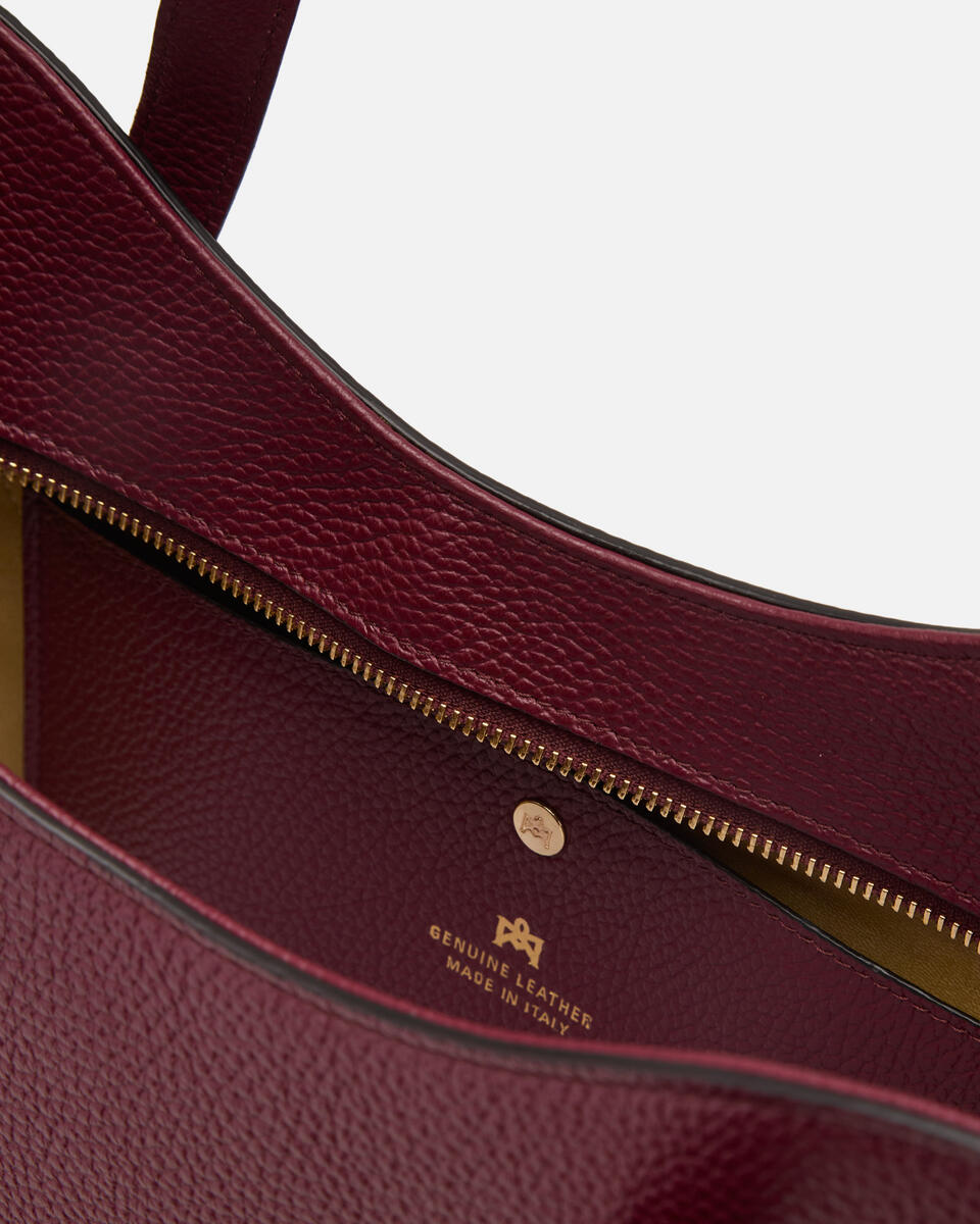 Wave Shopping bag Bordeaux  - Shopping - Borse Donna - Borse - Cuoieria Fiorentina