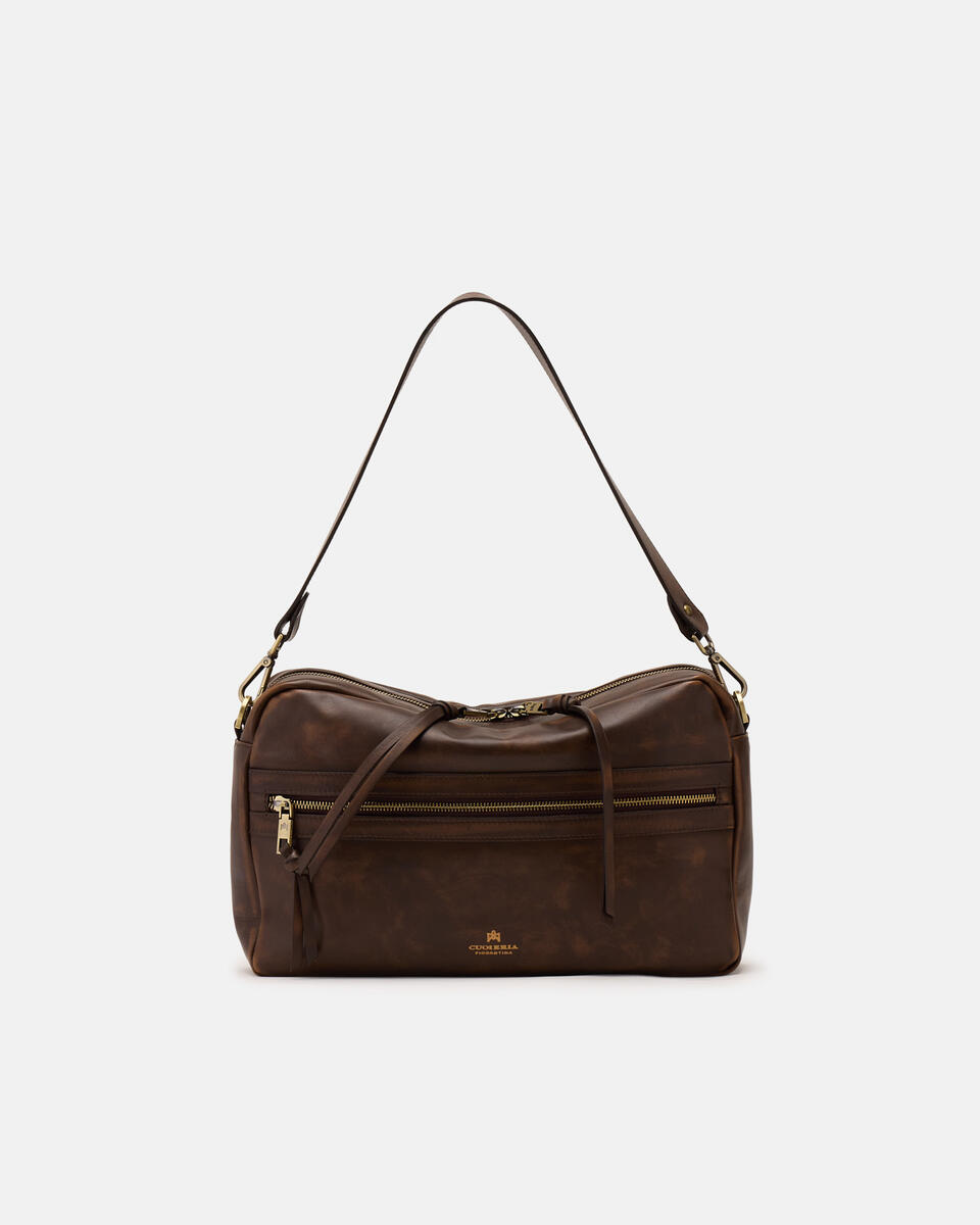 LARGE CAMERA BAG Caramel  - Shoulder Bags - Women's Bags - Bags - Cuoieria Fiorentina