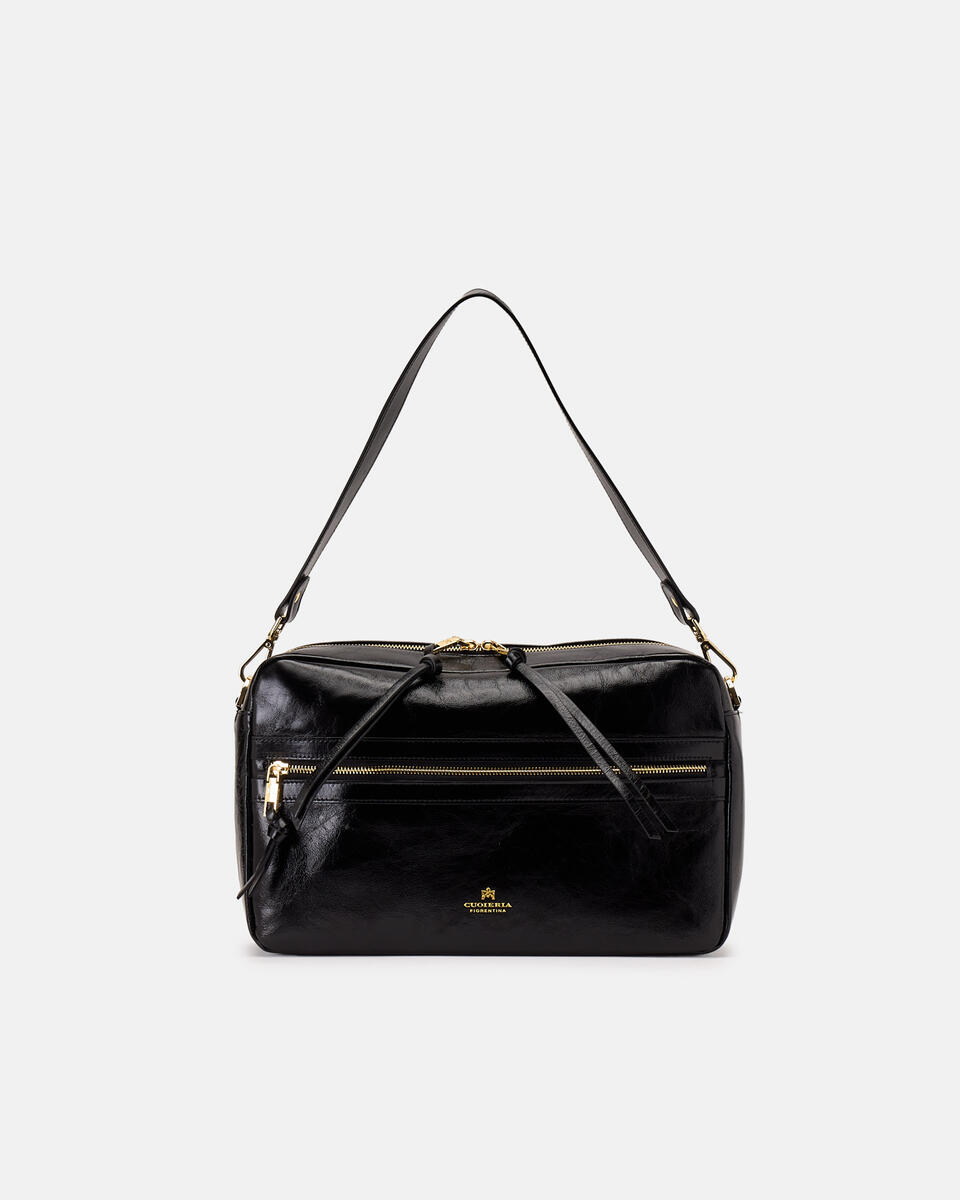 LARGE CAMERA BAG Black  - Shoulder Bags - Women's Bags - Bags - Cuoieria Fiorentina