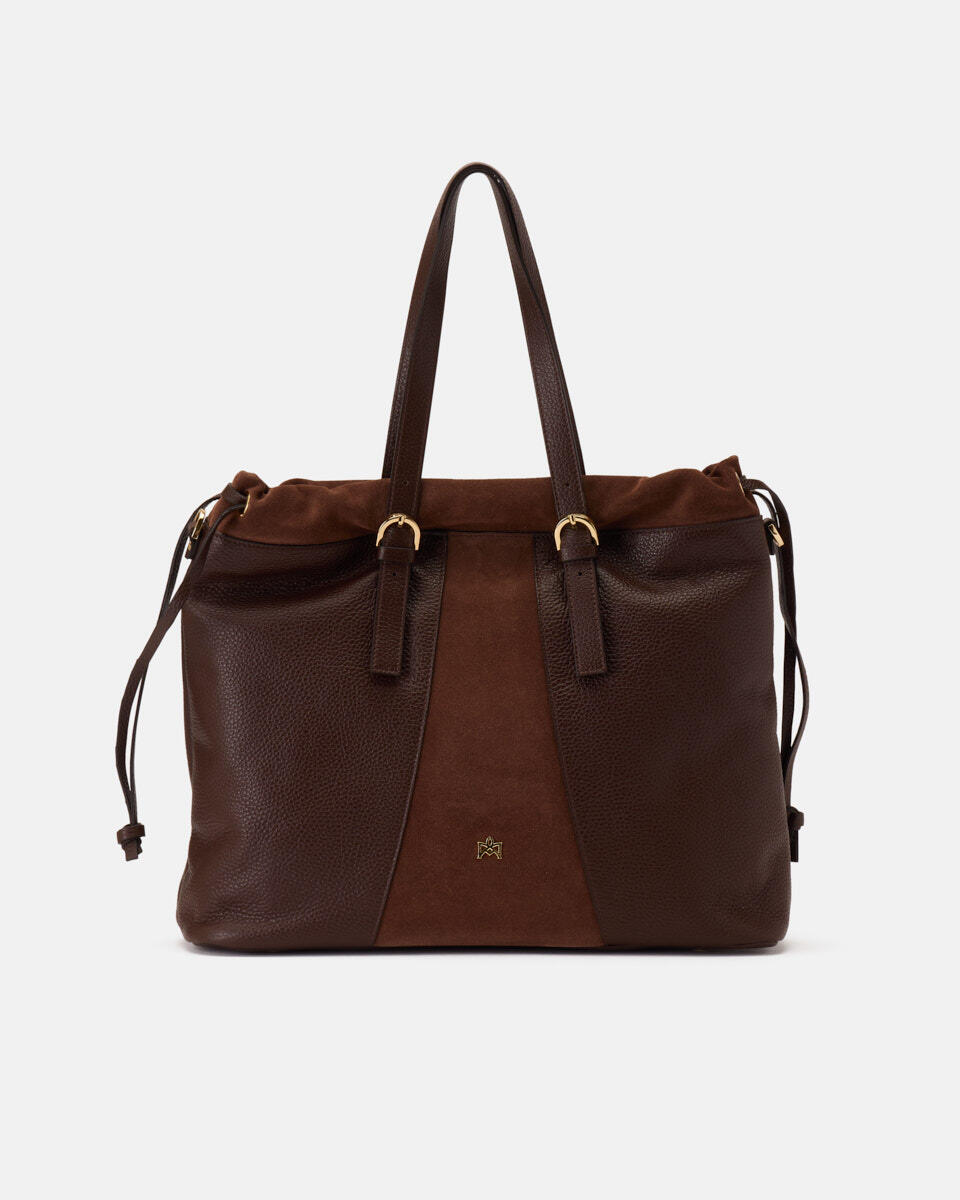 SHOPPING BAG Chocolate  - Shopping - Women's Bags - Bags - Cuoieria Fiorentina