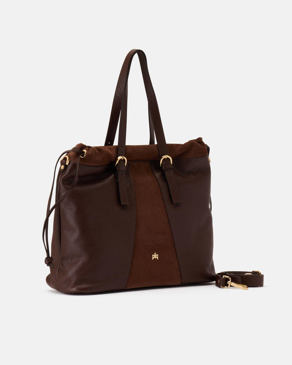 SHOPPING BAG Chocolate  - Shopping - Women's Bags - Bags - Cuoieria Fiorentina