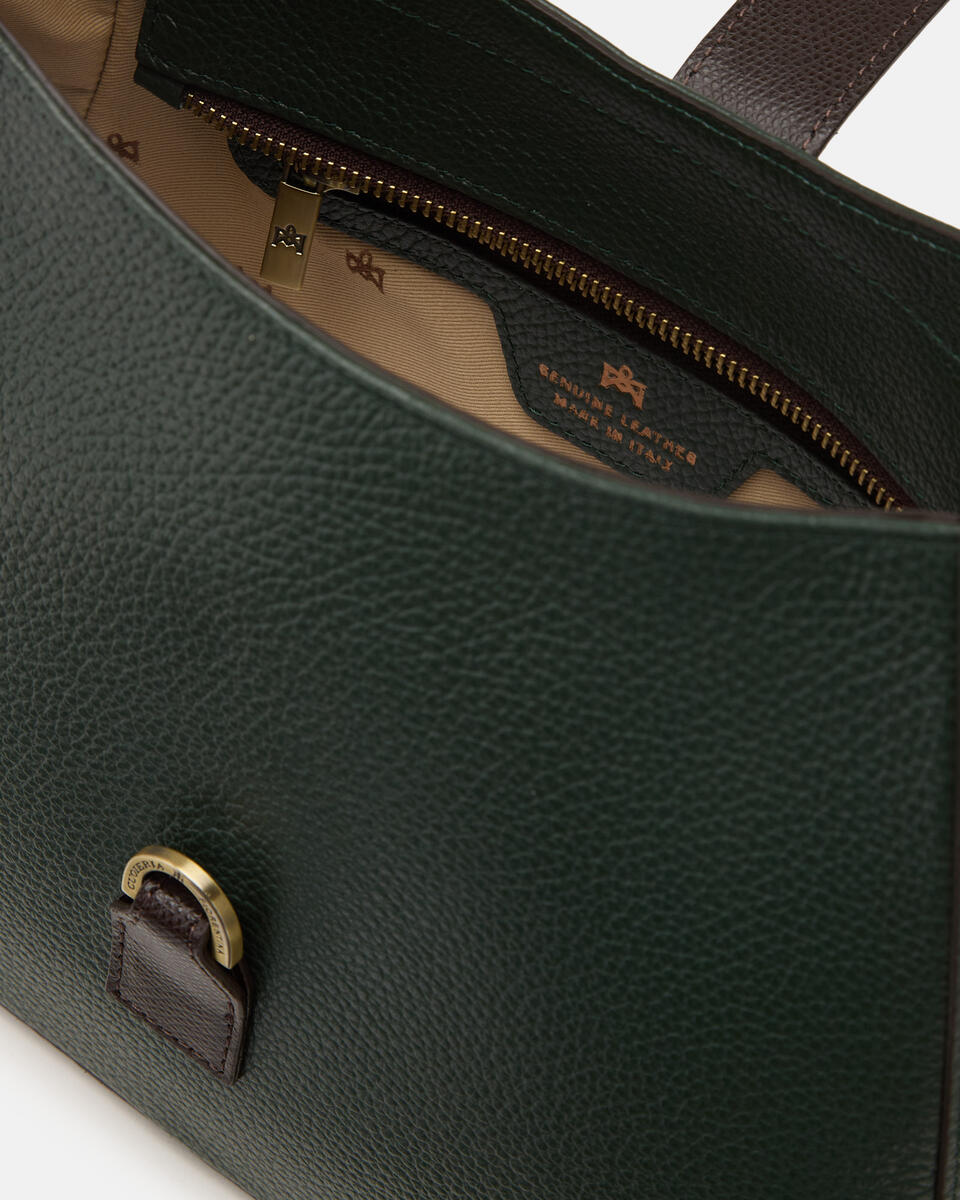 HOBO BAG Mossdarkbrown  - Shoulder Bags - Women's Bags - Bags - Cuoieria Fiorentina