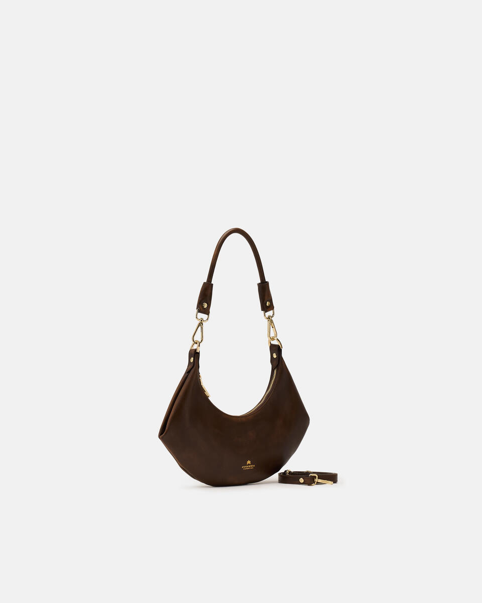 Sienna small hobo vitello Texas Caramel  - Borse A Spalla - Borse Donna - Borse - Cuoieria Fiorentina