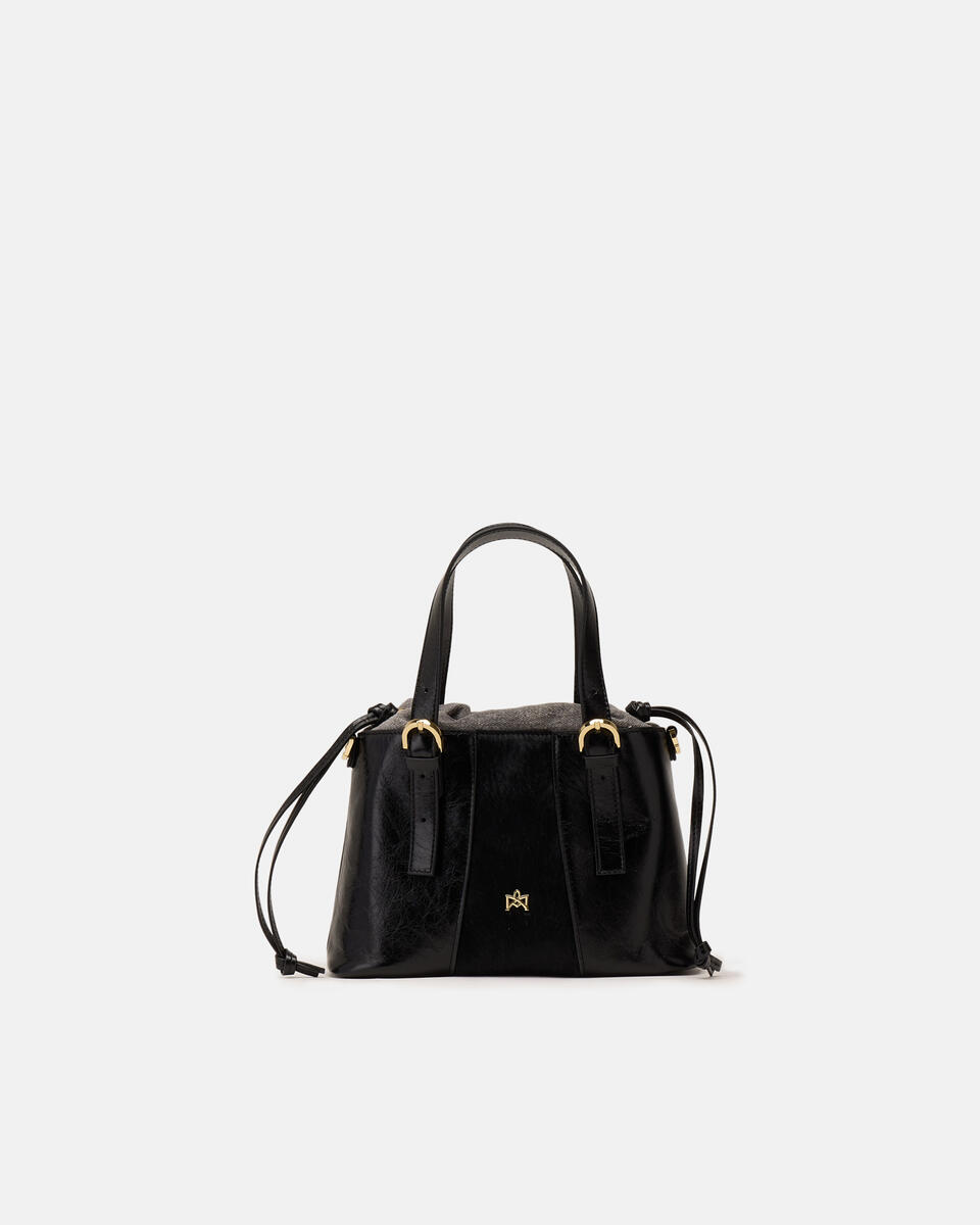 SMALL TOTE BAG Black  - Cuoieria Fiorentina