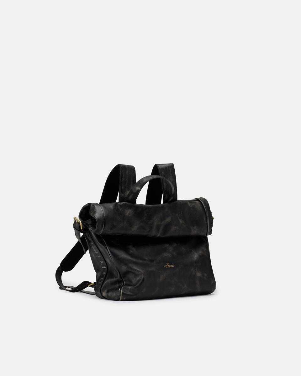 Axel Backpack Uomo Vitello Texas Nero  - Zaini - Borse Uomo - Borse - Cuoieria Fiorentina