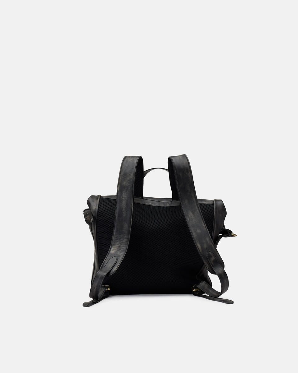 Axel Backpack Uomo Vitello Texas Nero  - Zaini - Borse Uomo - Borse - Cuoieria Fiorentina