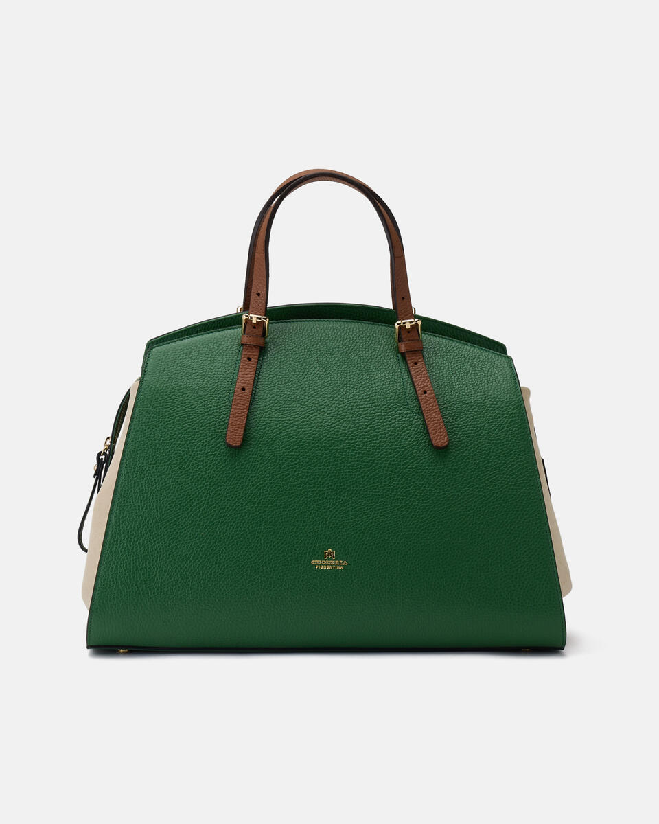 Alice maxi Tote Bag wild Aloeproseccocaramel  - Tote Bag - Borse Donna - Borse - Cuoieria Fiorentina