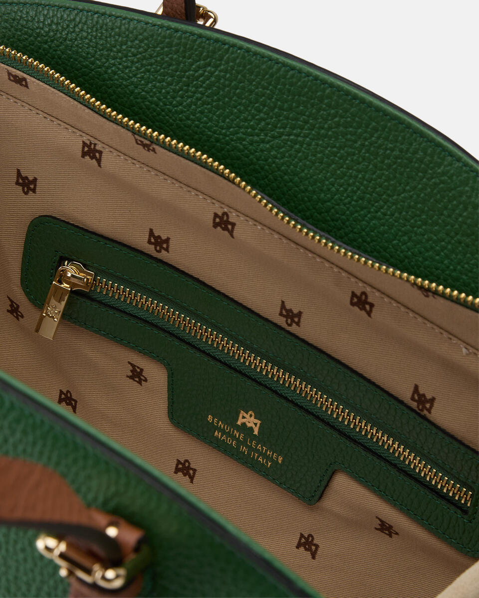 Alice maxi Tote Bag wild Aloeproseccocaramel  - Tote Bag - Borse Donna - Borse - Cuoieria Fiorentina