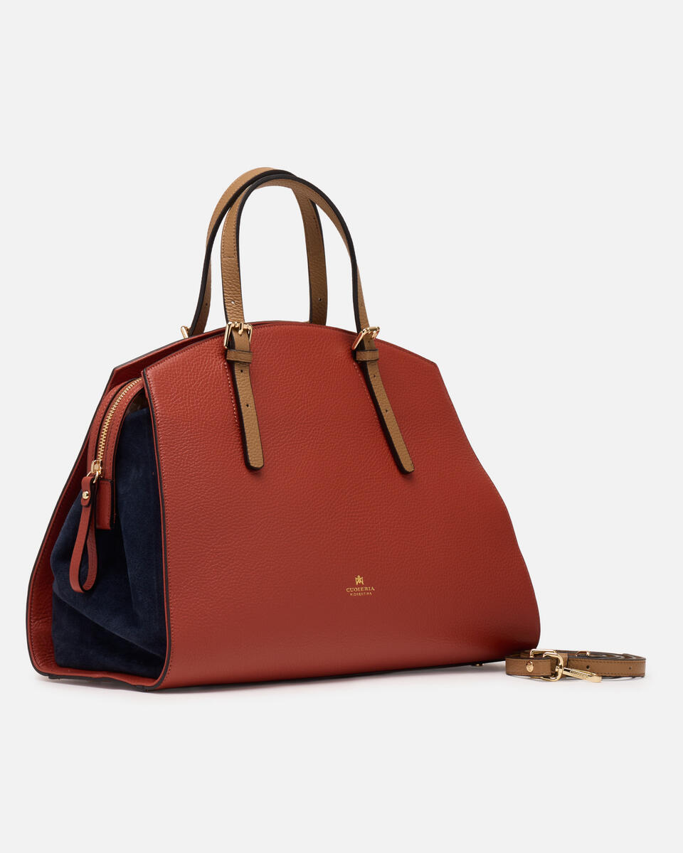 Alice maxi Tote Bag wild Brickoceanodesert  - Tote Bag - Borse Donna - Borse - Cuoieria Fiorentina