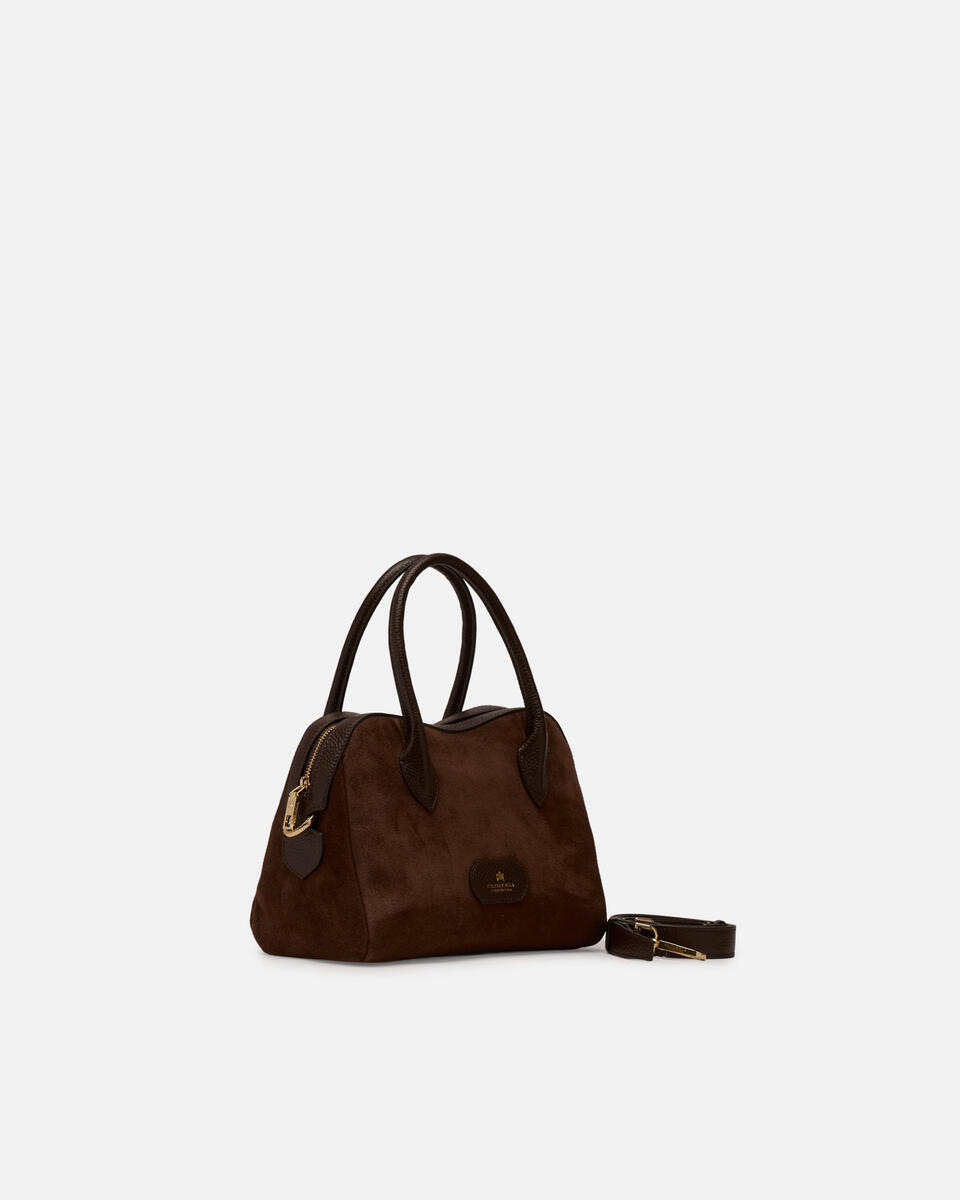 Emma Boho small Duffle Cioccolato  - Tote Bag - Borse Donna - Borse - Cuoieria Fiorentina