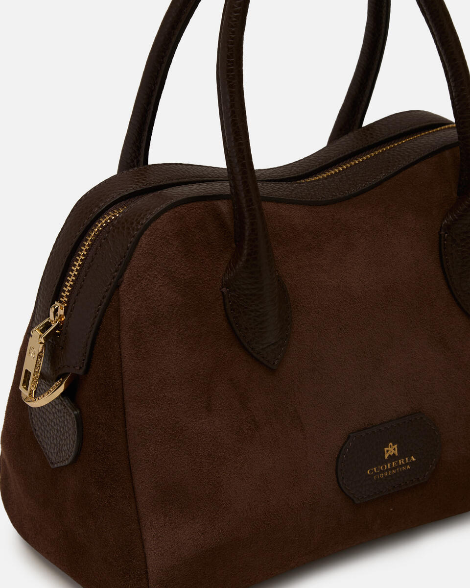 Emma Boho small Duffle Cioccolato  - Tote Bag - Borse Donna - Borse - Cuoieria Fiorentina