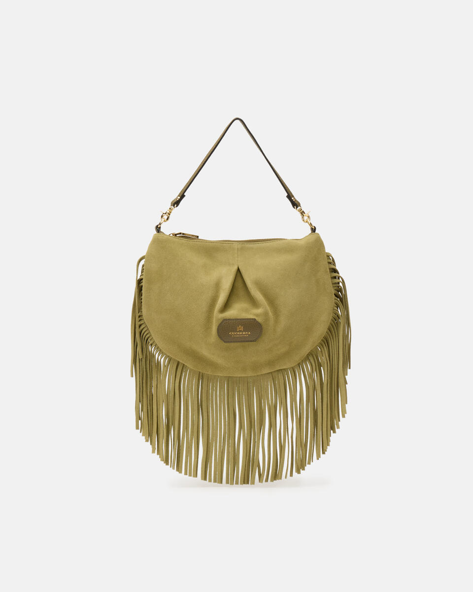 MINI POUCH Forest green   - Shoulder Bags - Women's Bags - Bags - Cuoieria Fiorentina