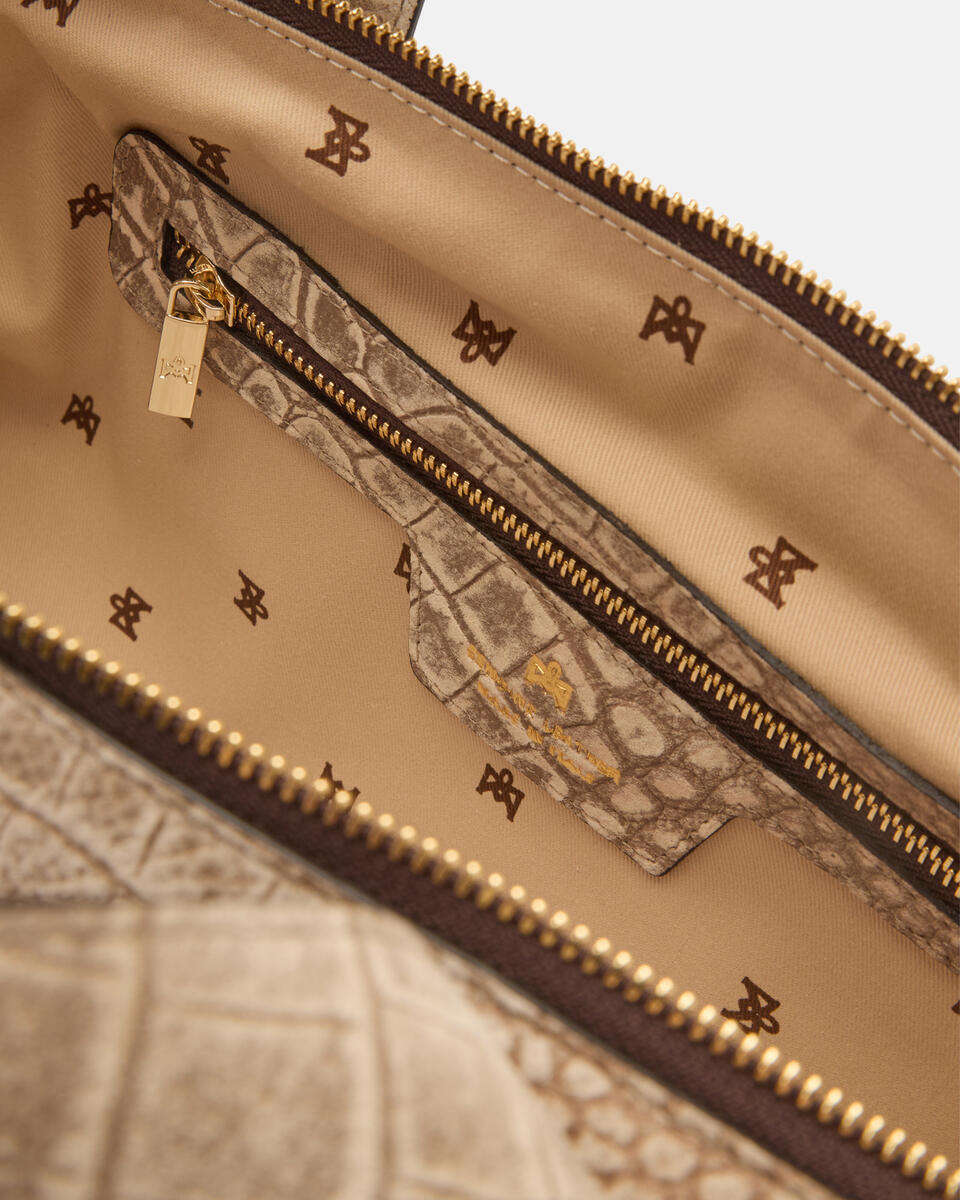 Carol Medium duffle Desert  - Tote Bag - Borse Donna - Borse - Cuoieria Fiorentina