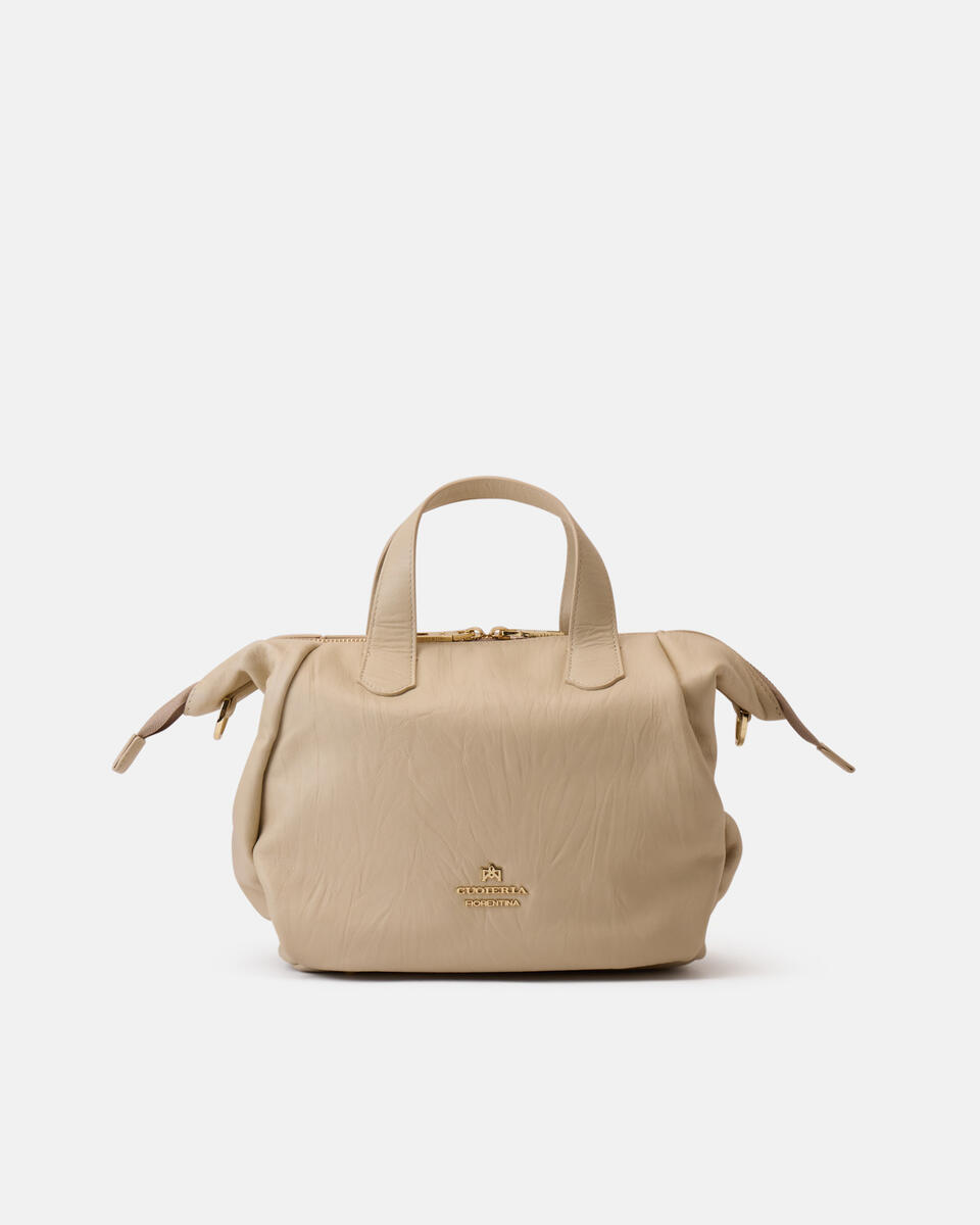 SMALL DUFFLE BAG Prosecco  - Tote Bags - Women's Bags - Bags - Cuoieria Fiorentina