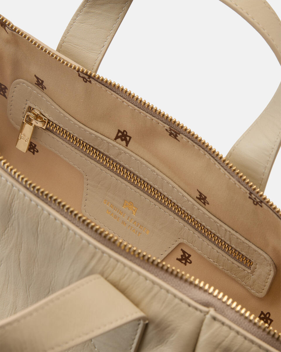 SMALL DUFFLE BAG Prosecco  - Tote Bags - Women's Bags - Bags - Cuoieria Fiorentina