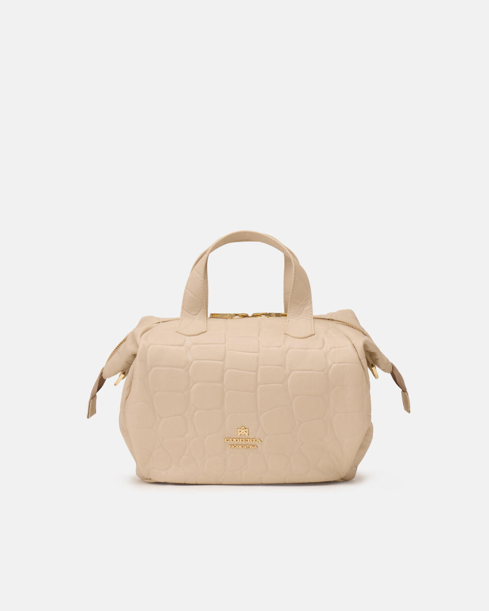 Carol small duffle in pell Prosecco  - Tote Bag - Borse Donna - Borse - Cuoieria Fiorentina