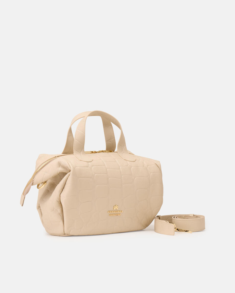 Carol small duffle in pell Prosecco  - Tote Bag - Borse Donna - Borse - Cuoieria Fiorentina