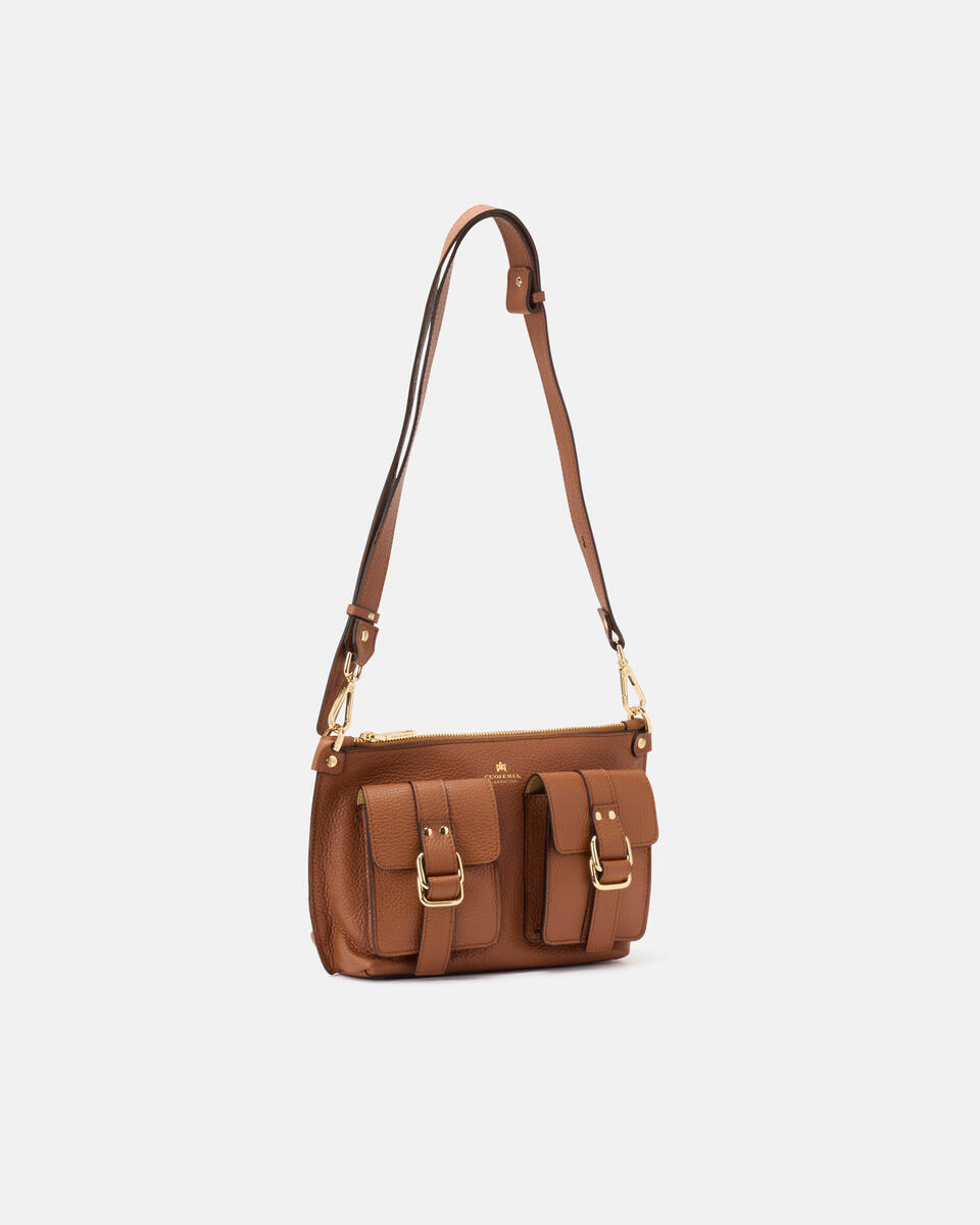 Blow pocket lipstick bag Caramel  - Tracolla - Borse Donna - Borse - Cuoieria Fiorentina