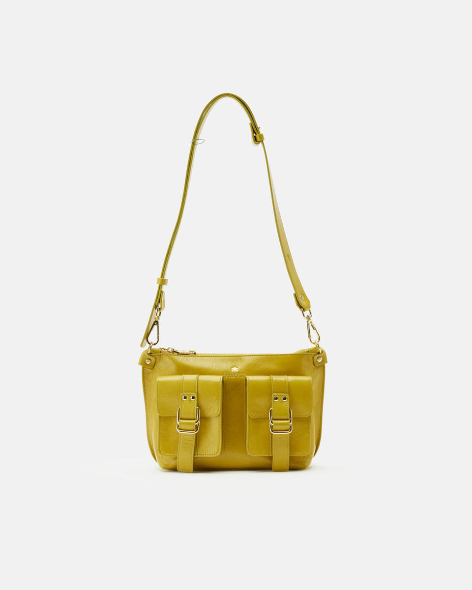 SMALL CROSSBODY Acid green  - Bags - Special Price - Cuoieria Fiorentina