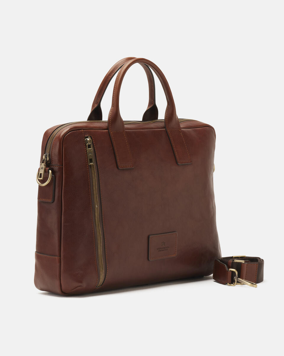 W&C PC Case 15,6 Marrone  - Cartelle - Borse Uomo - Borse - Cuoieria Fiorentina