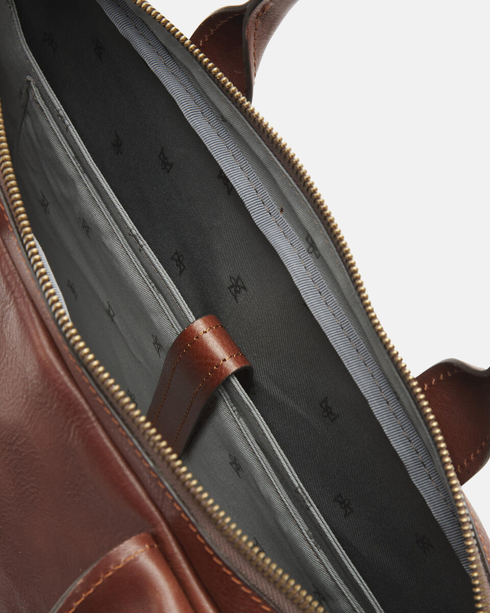 W&C PC Case 15,6 Marrone  - Cartelle - Borse Uomo - Borse - Cuoieria Fiorentina