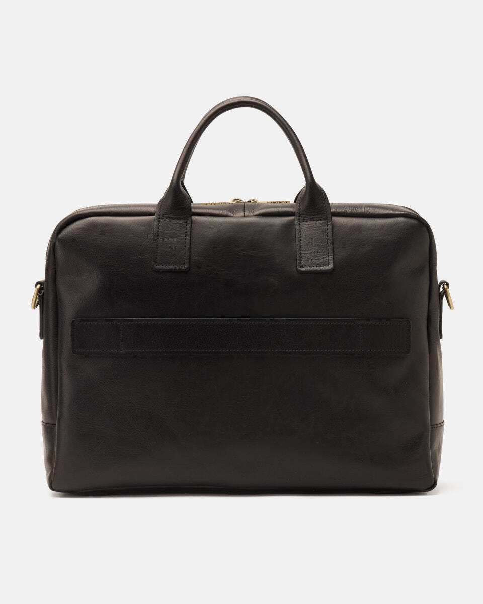 Large business briefcase Black  - Briefcases - Men's Bags - Bags - Cuoieria Fiorentina