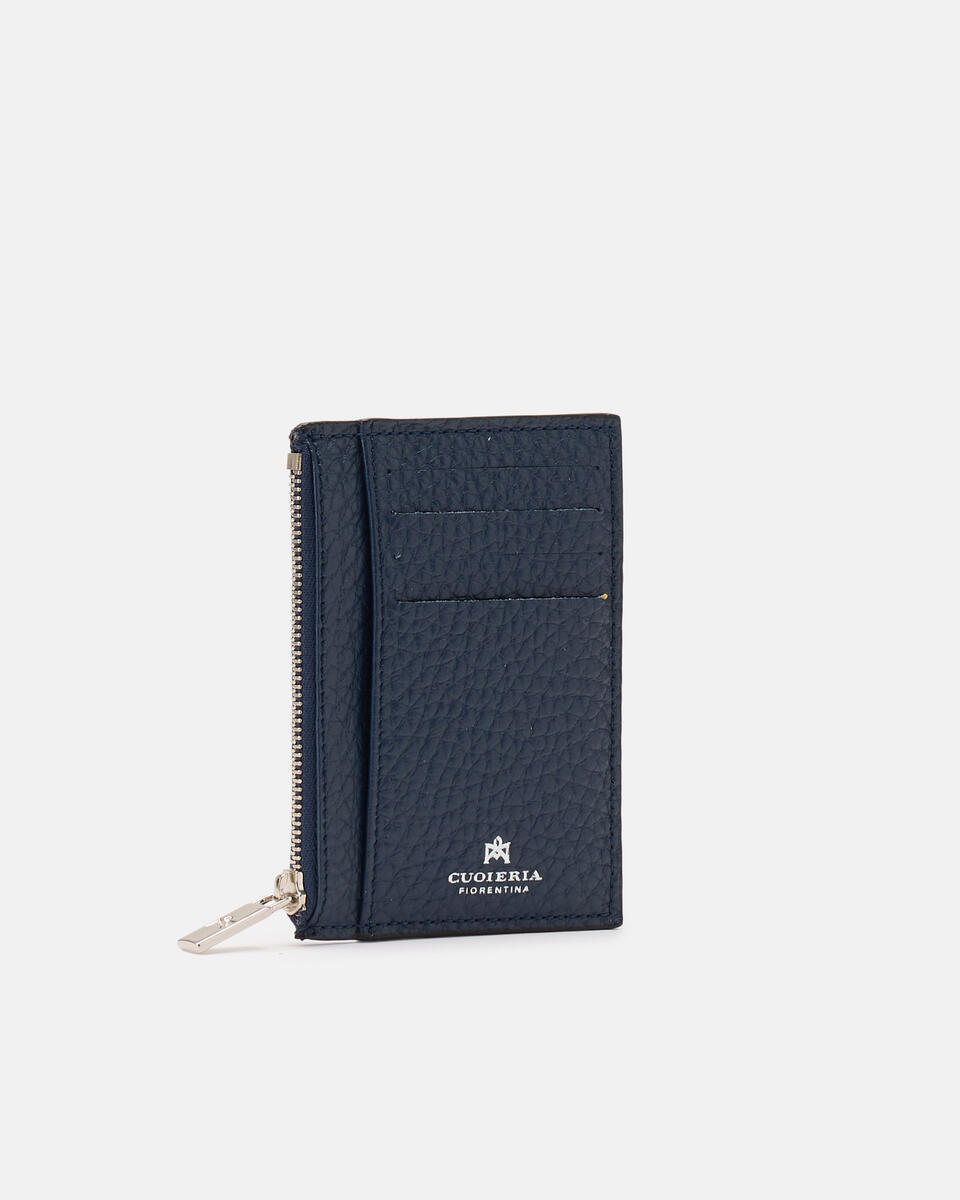 Portatessere con zip Avio  - Portafogli Donna - Portafogli Uomo - Portafogli - Cuoieria Fiorentina