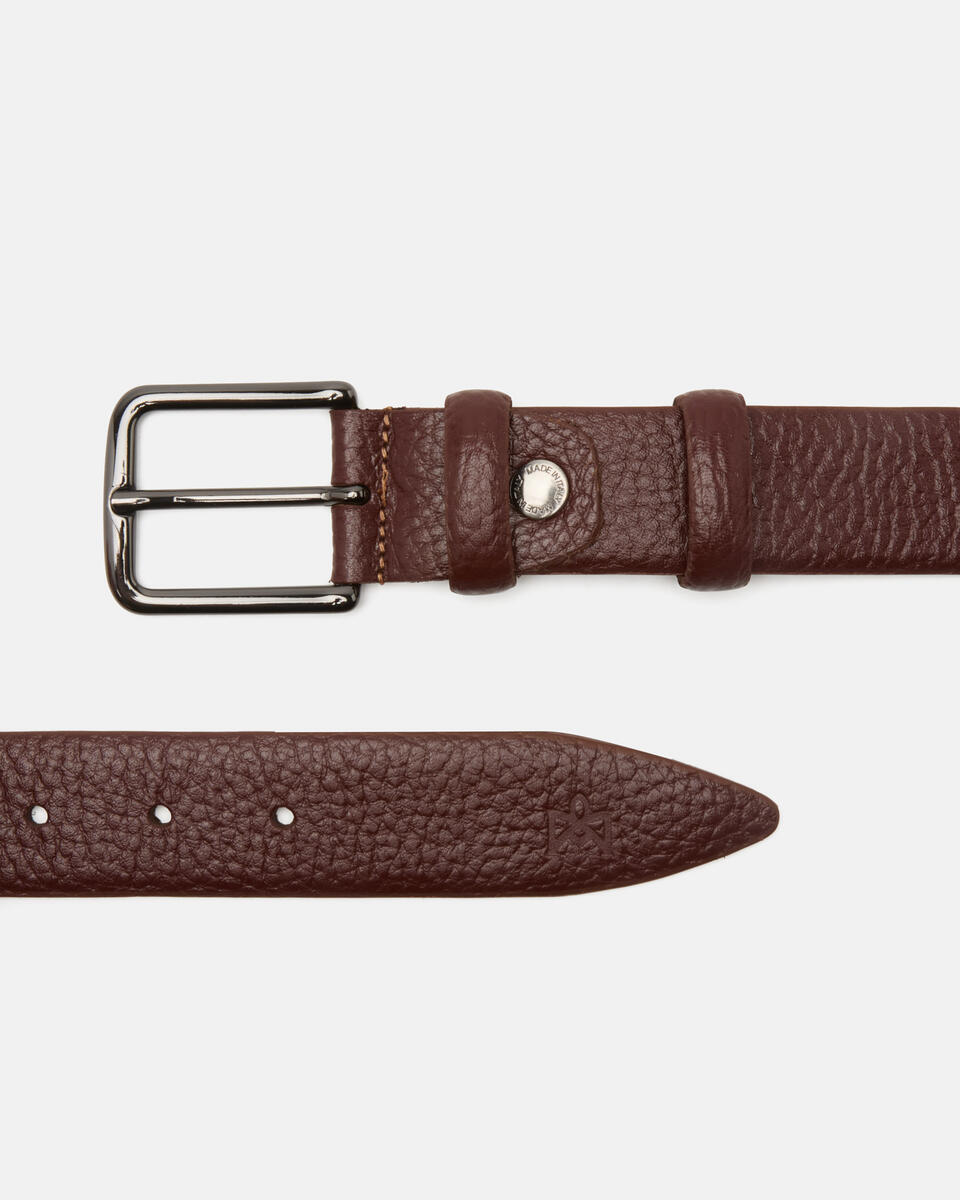 CASUAL BELT Brown  - Men Belts - Belts - Cuoieria Fiorentina