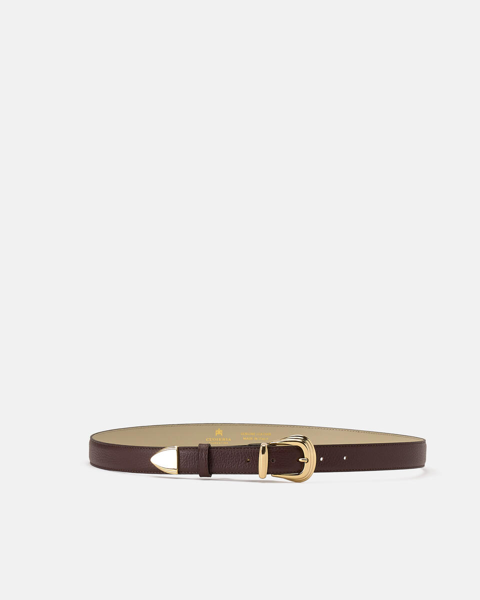 BELT Coffee  - Women's Belts - Belts - Cuoieria Fiorentina