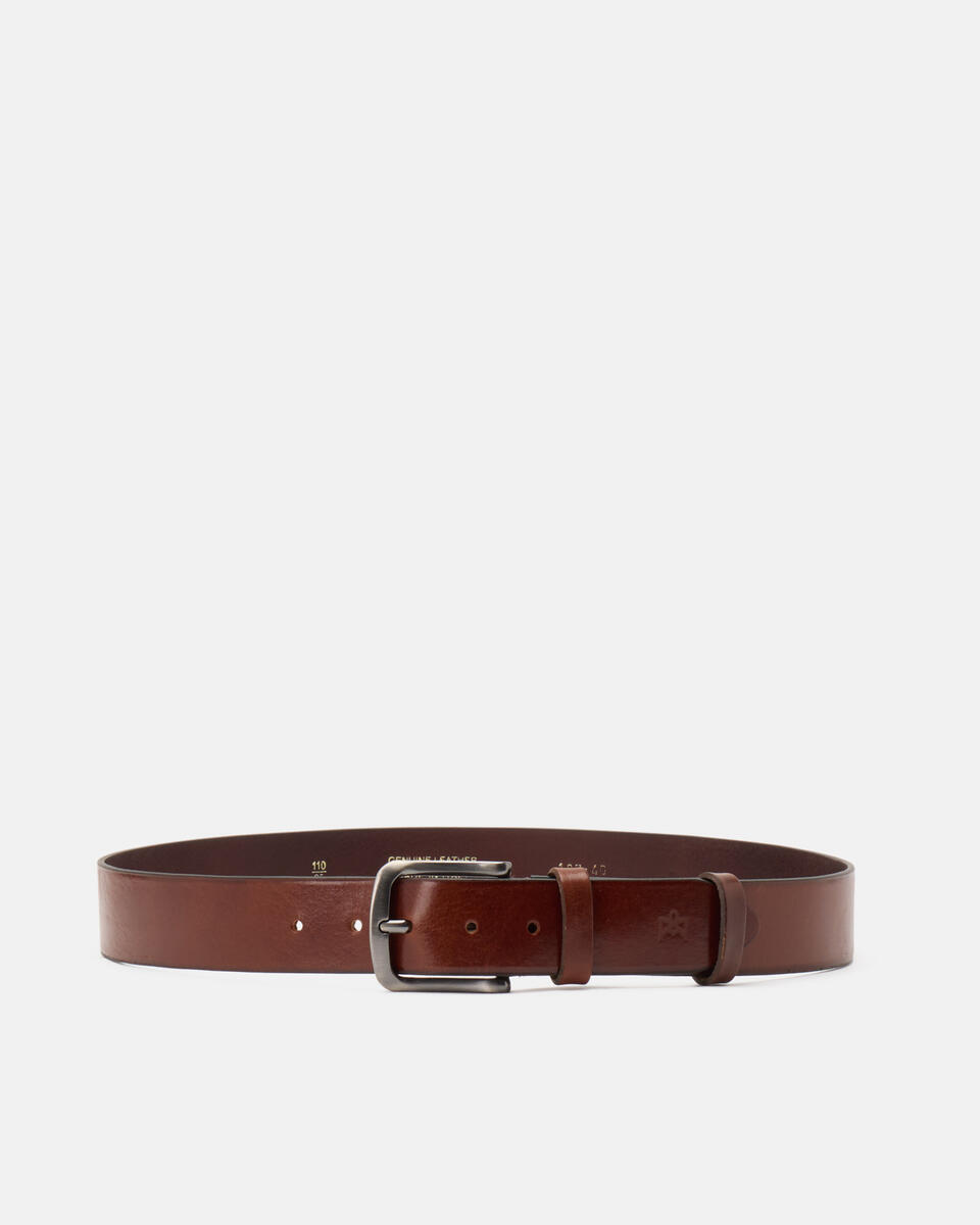 Seamless Belt Brown  - Men Belts - Belts - Cuoieria Fiorentina