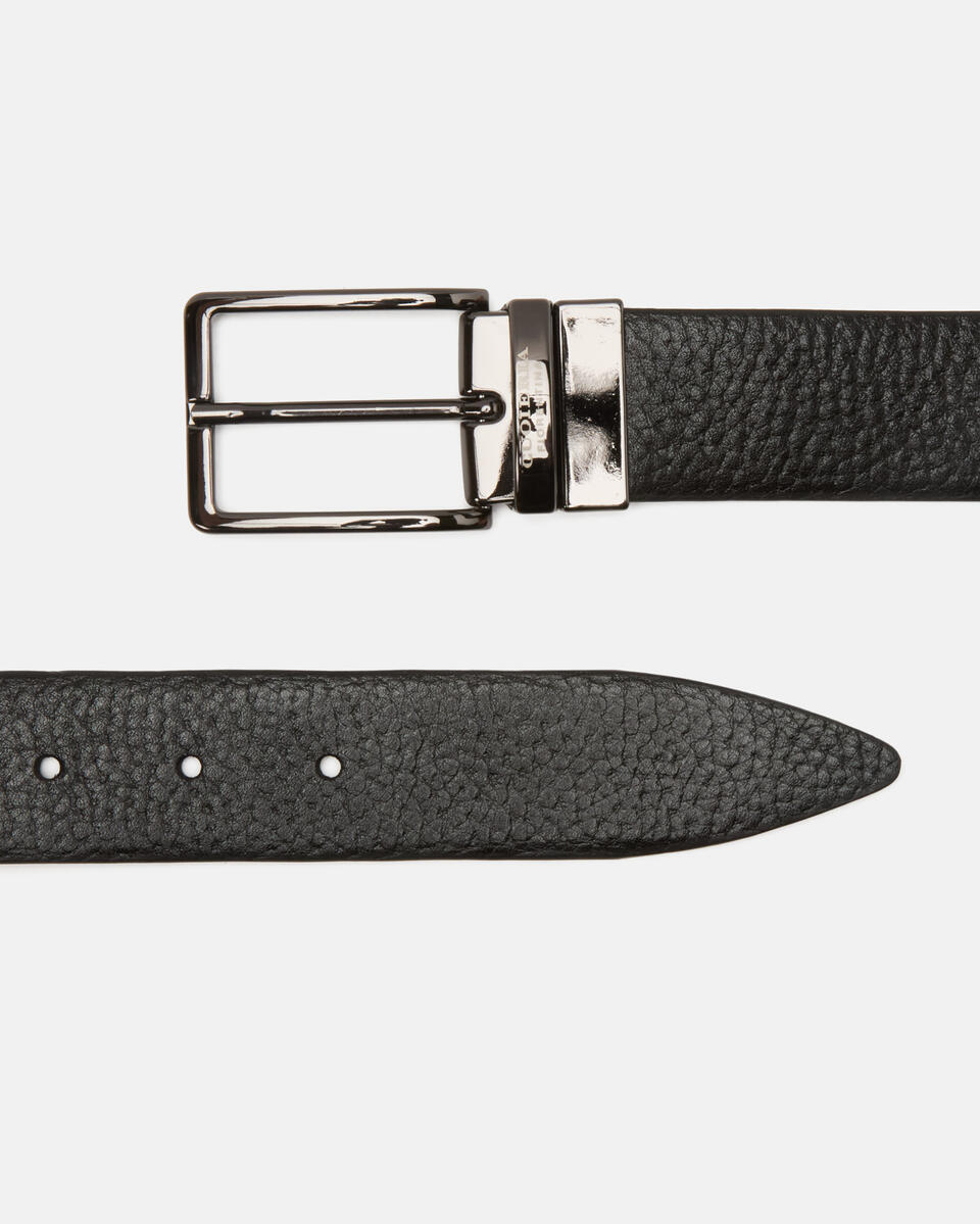 Reversible Belt Blackblue  - Men Belts - Belts - Cuoieria Fiorentina