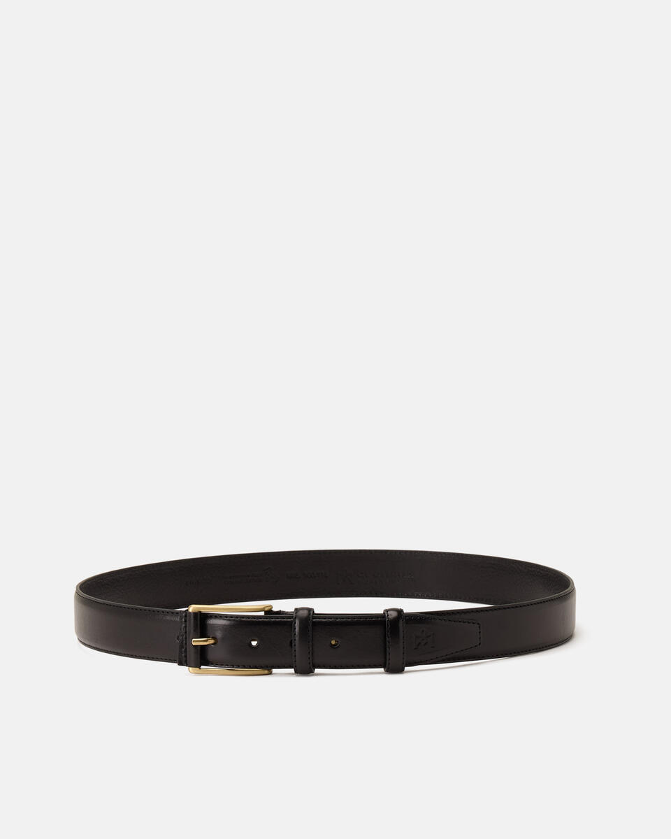 CASUAL BELT Black  - Men Belts - Belts - Cuoieria Fiorentina