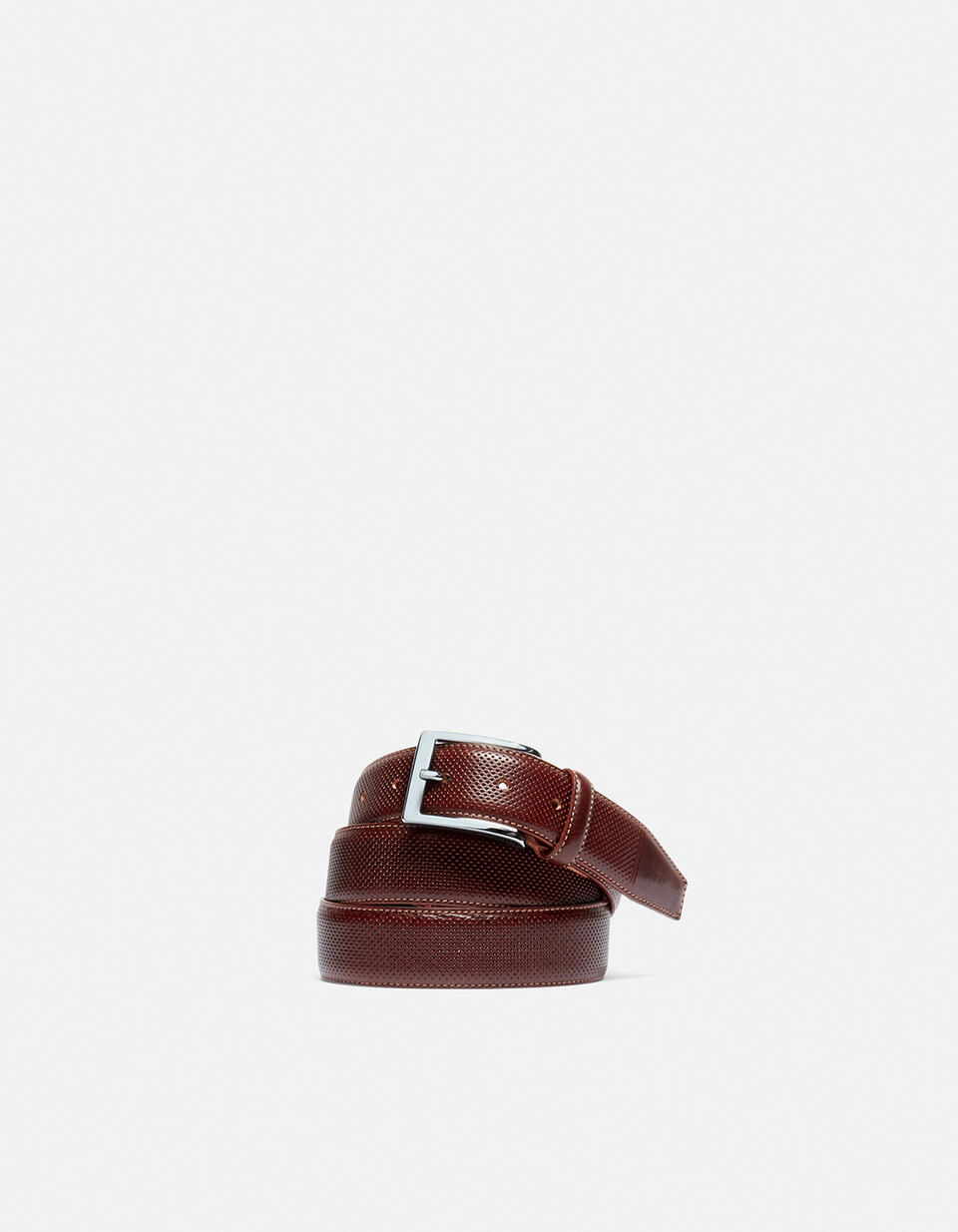 Pattern Belt Brown  - Men Belts - Belts - Cuoieria Fiorentina