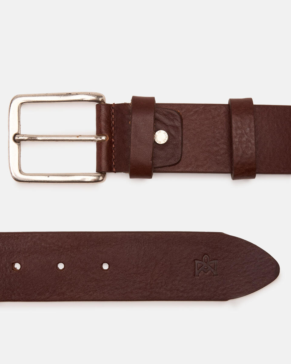 CASUAL BELT Brown  - Men Belts - Belts - Cuoieria Fiorentina