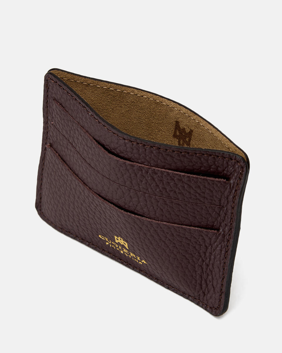 Porta carte di credito con aperturaporta banconote Dollaro Coffee  - Portafogli Donna - Portafogli Donna - Portafogli - Cuoieria Fiorentina