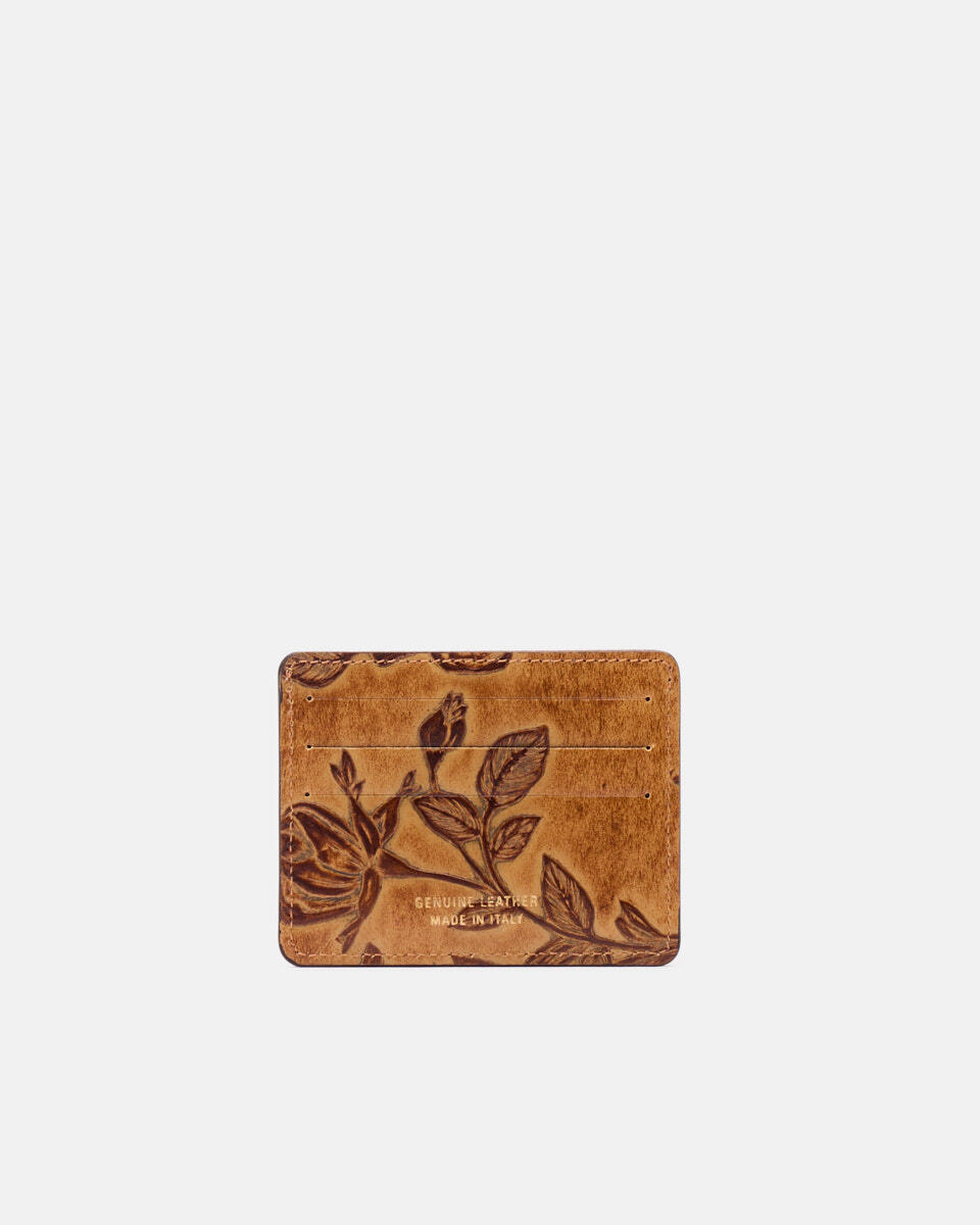 Mimi porta carte di credito con tasca porta banconote Beige  - Portafogli Donna - Portafogli Donna - Portafogli - Cuoieria Fiorentina