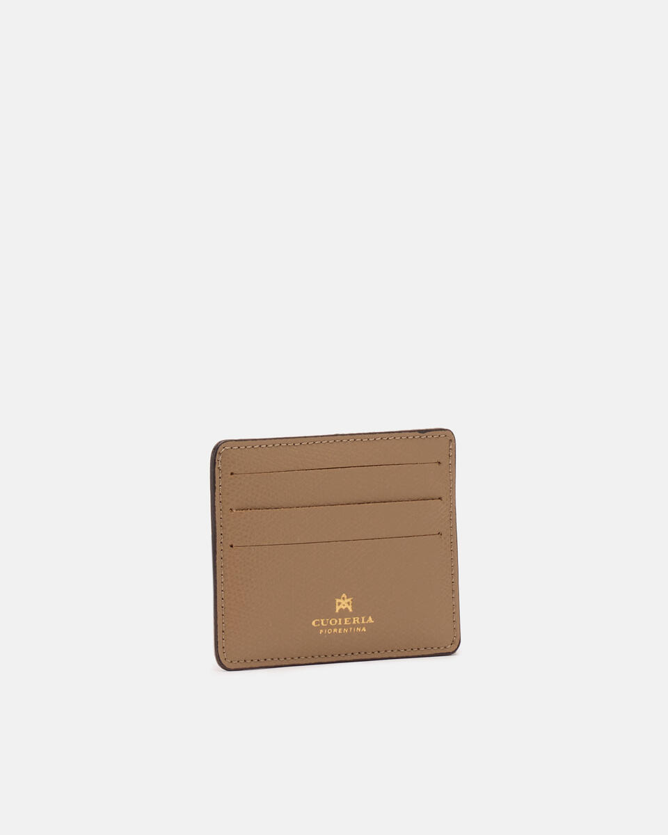 Bella porta carte di credito con apertura porta banconote Desert  - Portafogli Donna - Portafogli Donna - Portafogli - Cuoieria Fiorentina