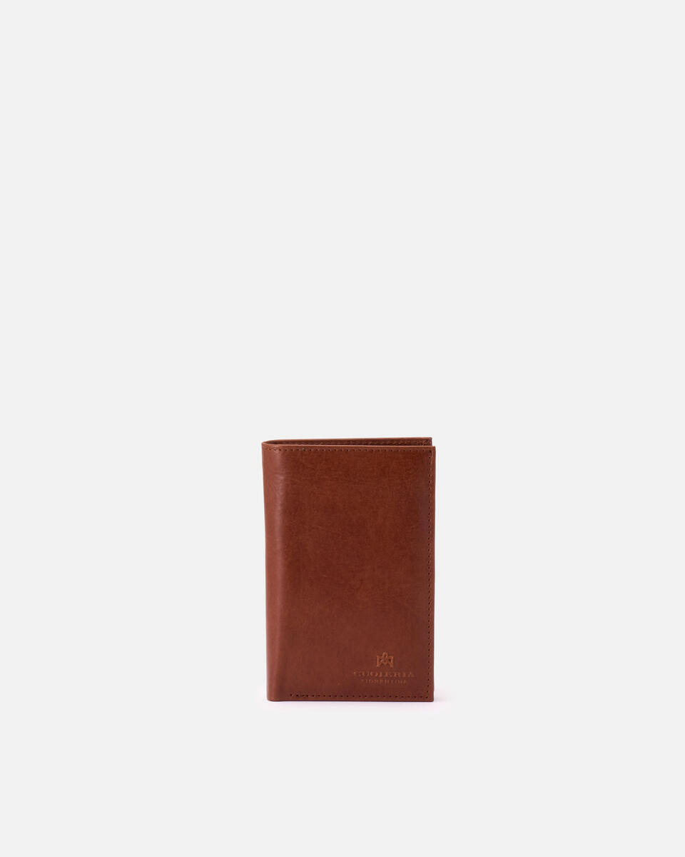 VERTICAL WALLET Brown  - Women's Wallets - Women's Wallets - Wallets - Cuoieria Fiorentina