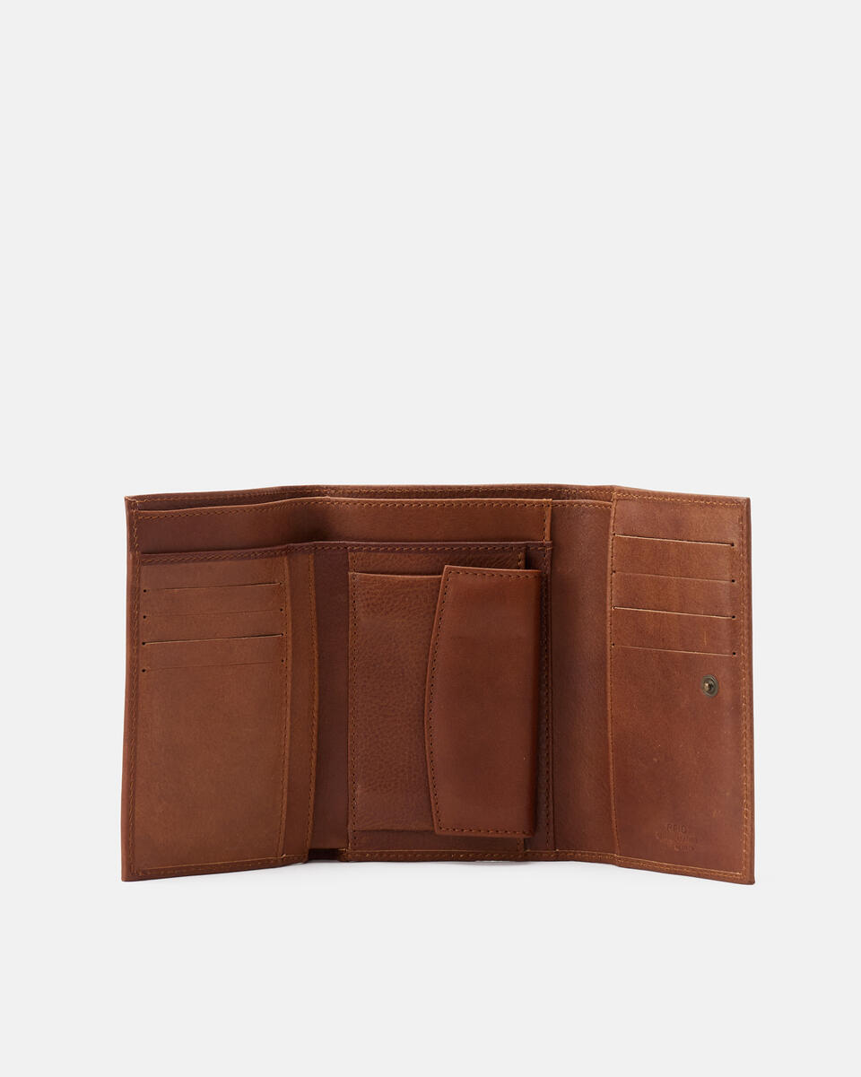Continental wallet Brown  - Women's Wallets - Women's Wallets - Wallets - Cuoieria Fiorentina