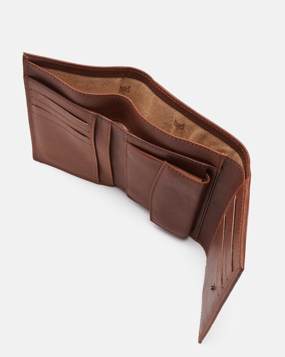 Continental wallet Brown  - Women's Wallets - Women's Wallets - Wallets - Cuoieria Fiorentina
