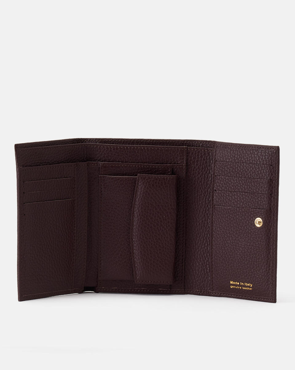 Continental wallet Coffee  - Women's Wallets - Women's Wallets - Wallets - Cuoieria Fiorentina