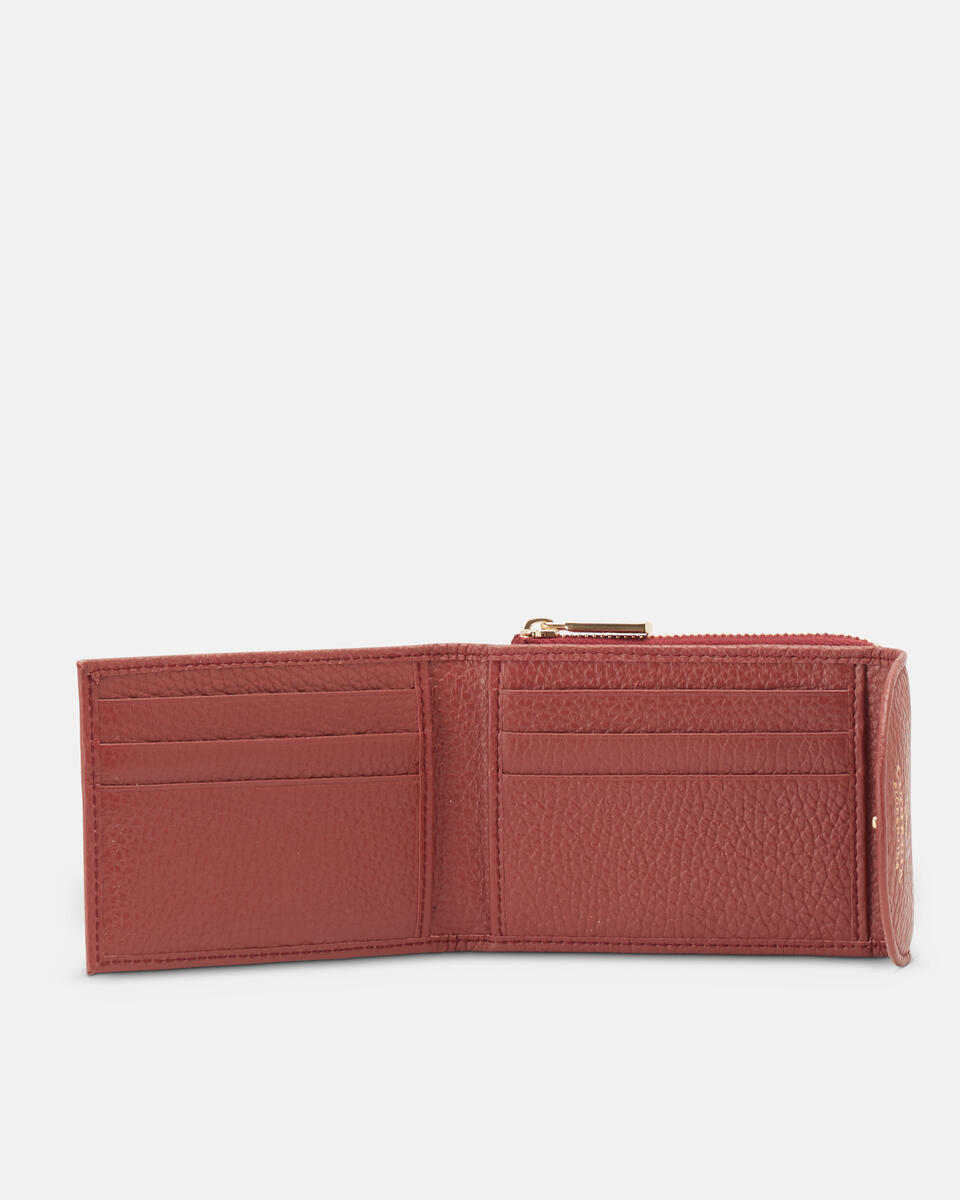 2-IN-1 WALLET Rosewood  - Accessories - Special Price - Cuoieria Fiorentina
