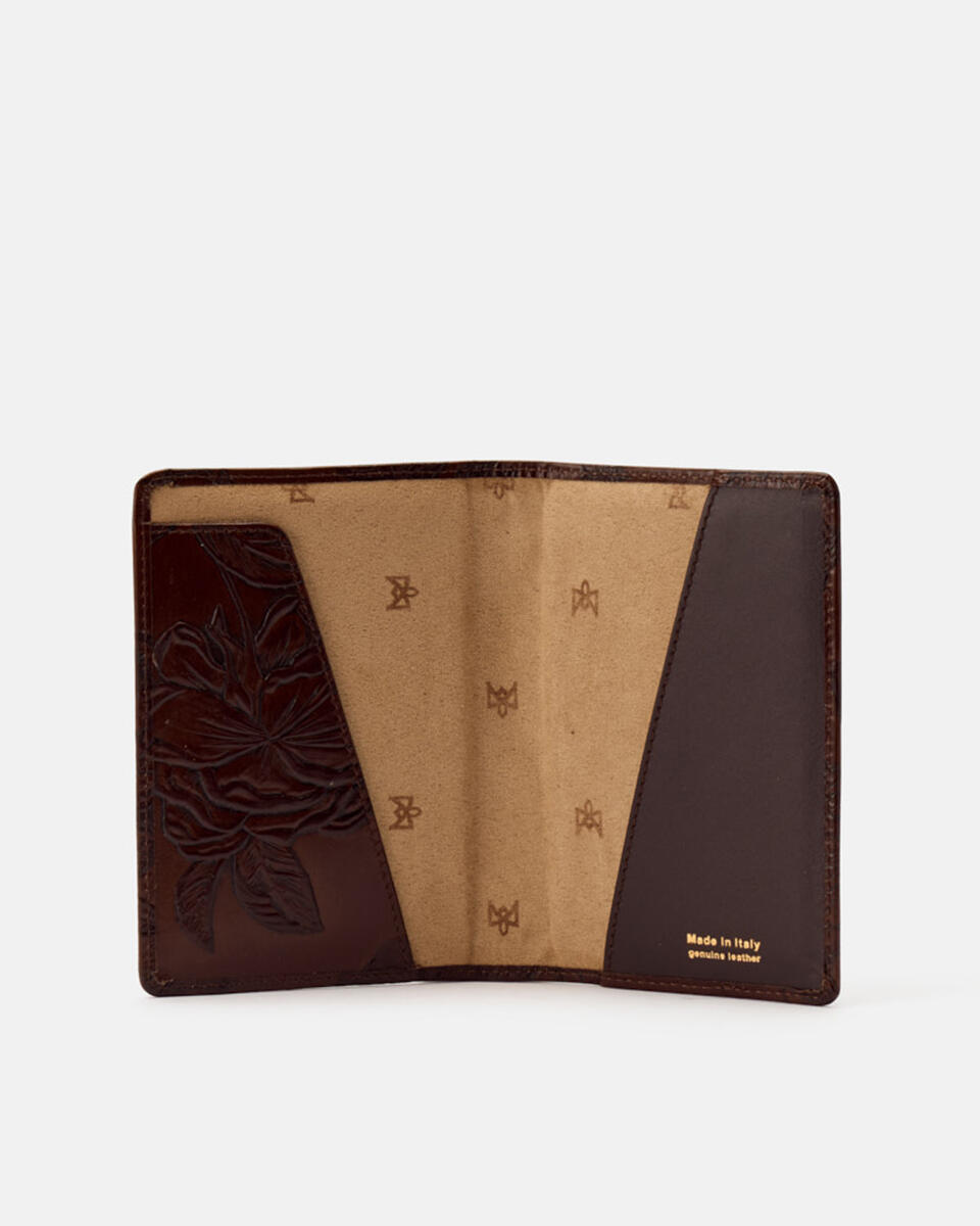 Portapassaporto Mogano  - Accessori Da Viaggio - Borse Da Viaggio - Cuoieria Fiorentina