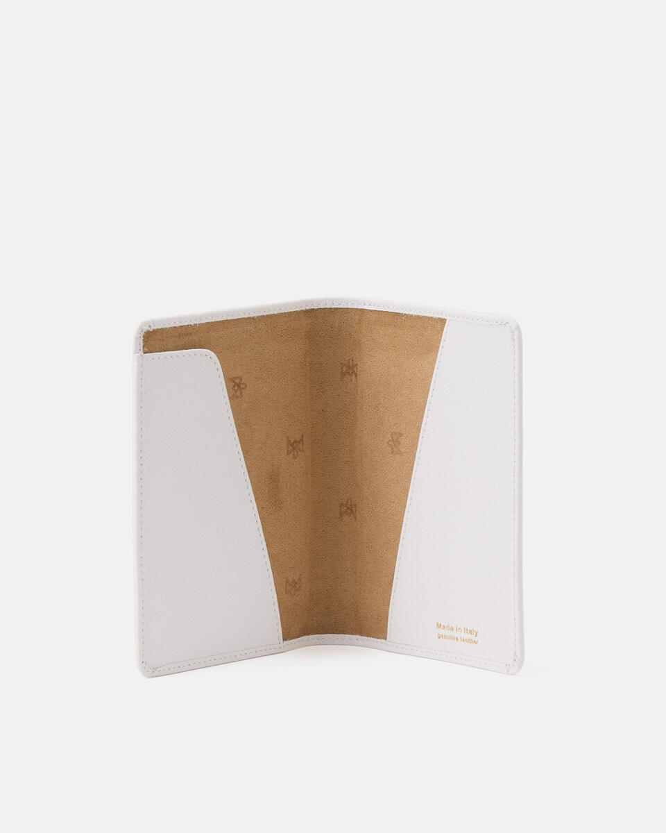 PASSPORT HOLDER White  - Travel Accessories - Travel Bags - Cuoieria Fiorentina