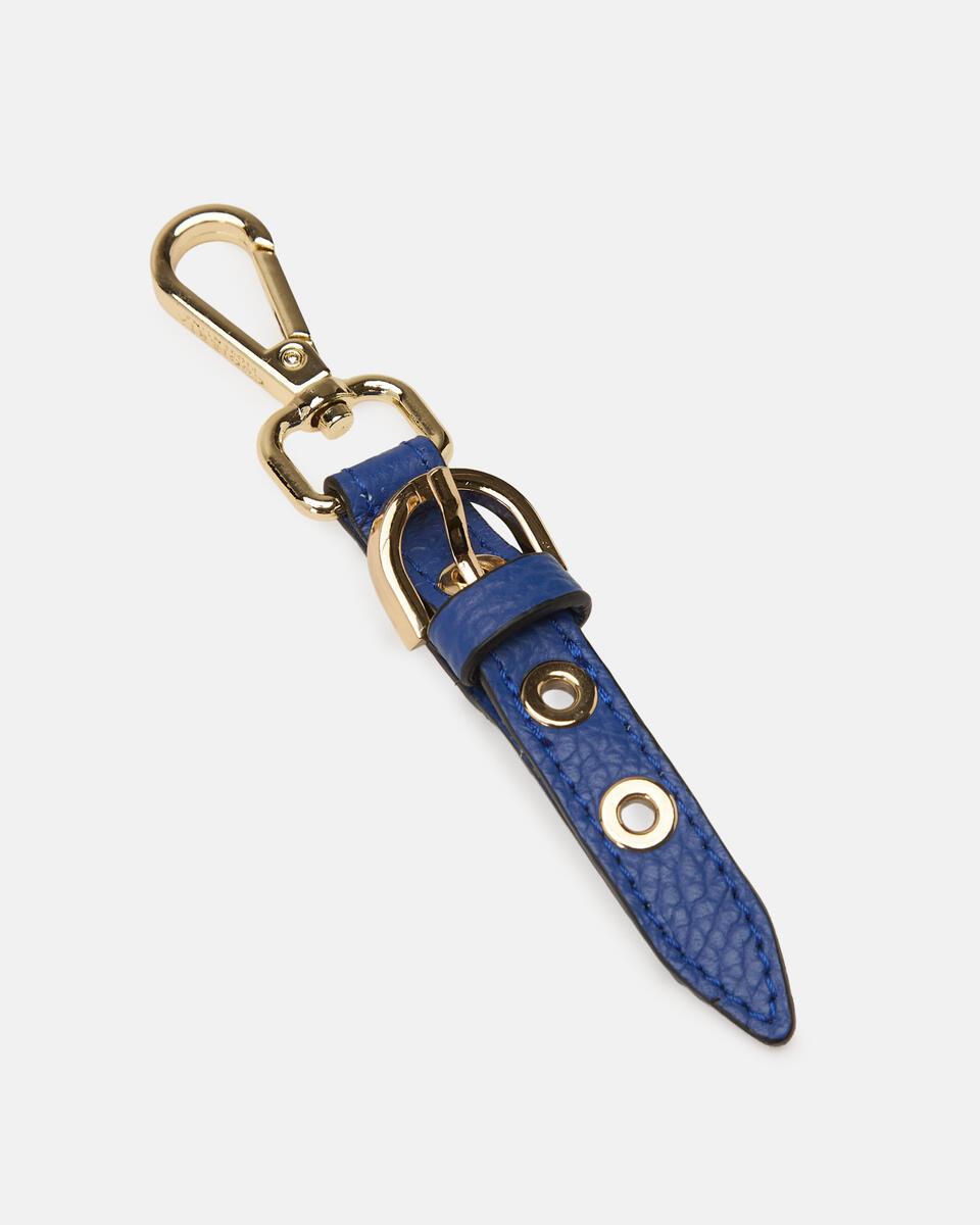 portachiavi eva soft fibbia Bluette  - Portachiavi Donna - Accessori Donna - Accessori - Cuoieria Fiorentina