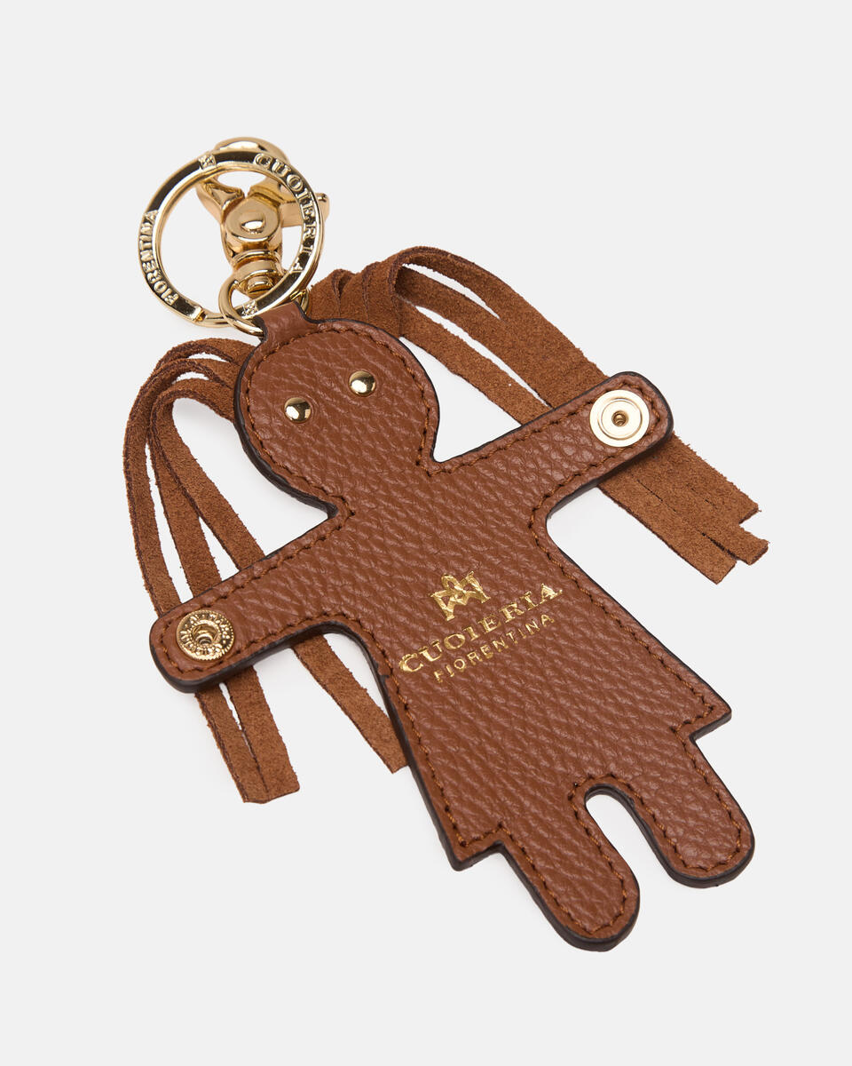 CHARM Caramel  - Key Holders - Women's Accessories - Accessories - Cuoieria Fiorentina