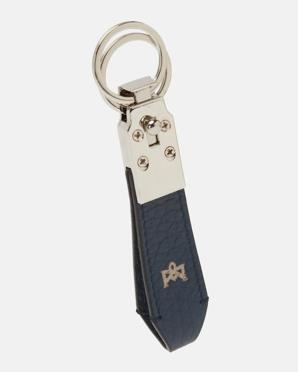 Portachiavi con doppio anello Avio  - Portachiavi Donna - Accessori Uomo - Accessori - Cuoieria Fiorentina
