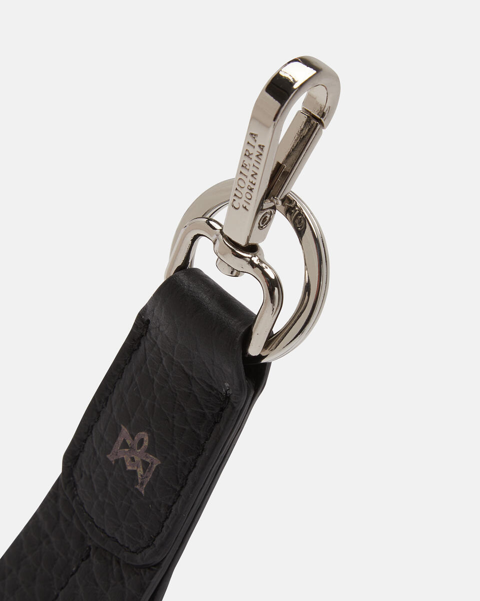 Brad portachiavi basic Nero  - Portachiavi Donna - Accessori Uomo - Accessori - Cuoieria Fiorentina
