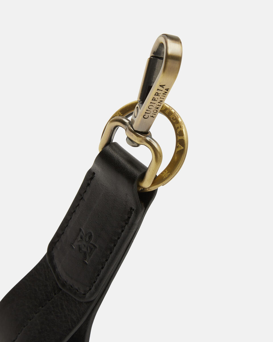 KEYCHAIN Black  - Key Holders - Men's Accessories - Accessories - Cuoieria Fiorentina